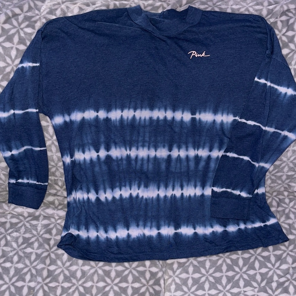 Pink long sleeves.